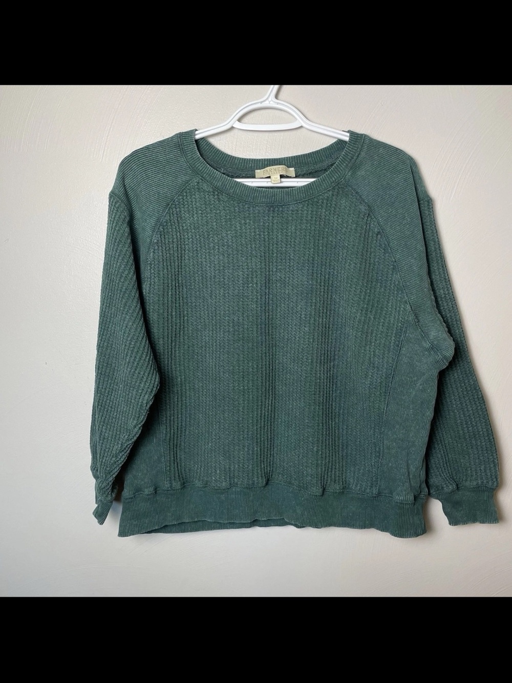 Farmers market 100% cotton sweater size medium